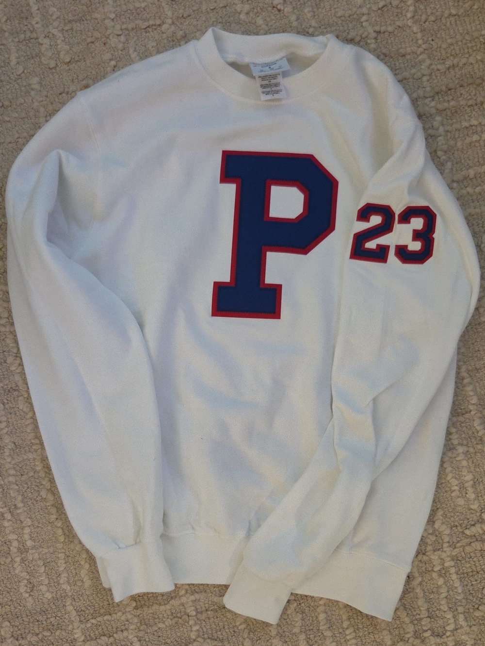 NWOT Champion UPenn Class P-Sweater White Crewneck Size Small Ivy League